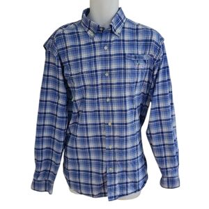 Vineyard Vines Lightweight Performance Harbor Plaid Shirt - Men's L
